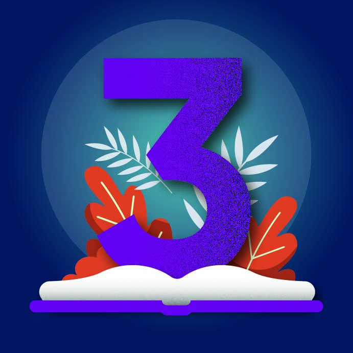 graphic-of-number-3-and-book